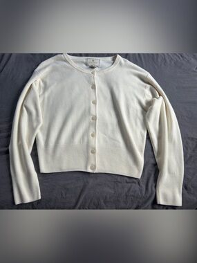 Express Tricot Button-Front Cardigan